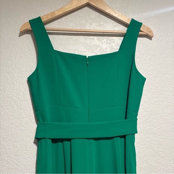 ANTONIO MELANI Catherine Emerald Green Wide Leg Square Neck Jumpsuit - Picture 8 of 9